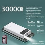 Изображение Внешний аккумулятор Power Bank REMAX Mengine (RPP-112 White) 30000mAh, 4x USB, 2.1A #4 Фото Внешний аккумулятор Power Bank REMAX Mengine (RPP-112 White) 30000mAh, 4x USB, 2.1A #4