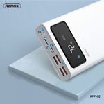 Изображение Внешний аккумулятор Power Bank REMAX Mengine (RPP-112 White) 30000mAh, 4x USB, 2.1A #1 Фото Внешний аккумулятор Power Bank REMAX Mengine (RPP-112 White) 30000mAh, 4x USB, 2.1A #1