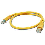 Фото Кабель patch cord  0.5м FTP Yellow Cablexpert PP22-0.5M/Y #2