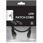 Фото Кабель patch cord  0.5м UTP Black Cablexpert PP6U-0.5M/BK #2