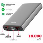 Изображение Внешний аккумулятор Power Bank Swissten Aluminum (22013915) Gray 10000 mAh, 20W, PD #2 Фото Внешний аккумулятор Power Bank Swissten Aluminum (22013915) Gray 10000 mAh, 20W, PD #2