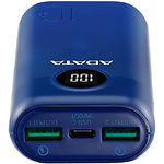 Изображение Внешний аккумулятор Power Bank Adata P10000QCD Blue (AP10000QCD-DGT-CDB) 10000 mAh, PD3.0, QC3.0 #4 Фото Внешний аккумулятор Power Bank Adata P10000QCD Blue (AP10000QCD-DGT-CDB) 10000 mAh, PD3.0, QC3.0 #4
