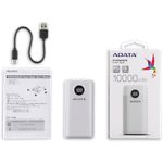 Изображение Внешний аккумулятор Power Bank Adata P10000QCD White (AP10000QCD-DGT-CWH) 10000 mAh, PD3.0, QC3.0 #1 Фото Внешний аккумулятор Power Bank Adata P10000QCD White (AP10000QCD-DGT-CWH) 10000 mAh, PD3.0, QC3.0 #1
