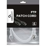 Фото Кабель patch cord  1м FTP White Cablexpert PP6-1M/W #2