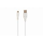 Изображение Кабель Cablexpert CCP-mUSB2-AMBM-W-1M USB->microUSB, 1m, premium белый #4 Фото Кабель Cablexpert CCP-mUSB2-AMBM-W-1M USB->microUSB, 1m, premium белый #4