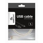 Изображение Кабель Cablexpert CCP-mUSB2-AMBM-W-1M USB->microUSB, 1m, premium белый #1 Фото Кабель Cablexpert CCP-mUSB2-AMBM-W-1M USB->microUSB, 1m, premium белый #1