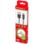 Изображение Кабель Cablexpert CCPB-M-USB-06BK USB to microUSB , премиум, плоский, 2.4А #1 Фото Кабель Cablexpert CCPB-M-USB-06BK USB to microUSB , премиум, плоский, 2.4А #1