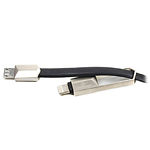 Изображение Кабель Cablexpert CCPB-ML-USB-05BK USB to Lightning/Micro USB 1м, плоский, премиум #2 Фото Кабель Cablexpert CCPB-ML-USB-05BK USB to Lightning/Micro USB 1м, плоский, премиум #2