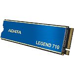 SSD жесткий диск A-Data Legend 710 1TB M.2 2280 NVMe PCIe3.0x4 (ALEG-710-1TCS) 2400/1800 MB/s - фото