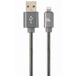 Изображение Кабель Cablexpert CC-USB2S-AMLM-2M-BG USB to Lightning 2m #1 Фото Кабель Cablexpert CC-USB2S-AMLM-2M-BG USB to Lightning 2m #1