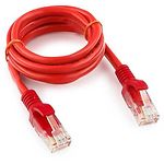 Изображение Кабель patch cord 1м UTP Red Cablexpert PP12-1M/R #3 Фото Кабель patch cord 1м UTP Red Cablexpert PP12-1M/R #3