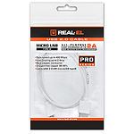 Изображение Кабель REAL-EL USB2.0 Pro AM / B micro-USB 1м White (EL123500024) 102891 #1 Фото Кабель REAL-EL USB2.0 Pro AM / B micro-USB 1м White (EL123500024) 102891 #1