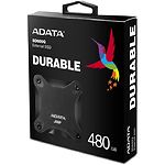 Изображение SSD A-Data SD600Q 480GB External USB 3.2 Black (ASD600Q-480GU31-CBK) #2 Фото SSD A-Data SD600Q 480GB External USB 3.2 Black (ASD600Q-480GU31-CBK) #2