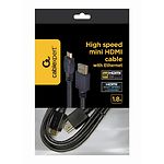 Изображение Кабель Cablexpert CC-HDMI4C-6 HDMI to mini HDMI gold 1.8m v2.0 #1 Фото Кабель Cablexpert CC-HDMI4C-6 HDMI to mini HDMI gold 1.8m v2.0 #1