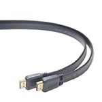 Изображение Кабель Cablexpert CC-HDMI4F-1M HDMI to HDMI gold 1m v1.4 плоский #2 Фото Кабель Cablexpert CC-HDMI4F-1M HDMI to HDMI gold 1m v1.4 плоский #2