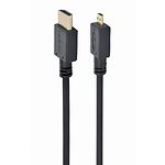 Изображение Кабель Cablexpert CC-HDMID-6 HDMI to microHDMI gold 1,8m v1.3 #2 Фото Кабель Cablexpert CC-HDMID-6 HDMI to microHDMI gold 1,8m v1.3 #2