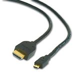 Изображение Кабель Cablexpert CC-HDMID-6 HDMI to microHDMI gold 1,8m v1.3 #1 Фото Кабель Cablexpert CC-HDMID-6 HDMI to microHDMI gold 1,8m v1.3 #1