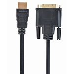 Фото Кабель Gembird Cablexpert CC-HDMI-DVI-6 HDMI to DVI gold 1,8m v2.0 #3