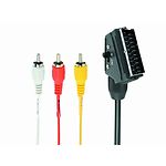 Изображение Кабель Cablexpert CCV-519-001 Двунаправленный аудио-видео кабель RCA - SCART, 1.8 м #2 Фото Кабель Cablexpert CCV-519-001 Двунаправленный аудио-видео кабель RCA - SCART, 1.8 м #2
