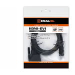 Фото Кабель REAL-EL HDMI to DVI 18+1, M/M, 1.8м (EL123500013) 101047 #1
