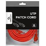 Изображение Кабель patch cord 5м UTP Red Cablexpert PP6U-5M/R #1 Фото Кабель patch cord 5м UTP Red Cablexpert PP6U-5M/R #1