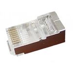 Изображение Коннектор Cablexpert LC-PTF-01/100 RJ-45 FTP Cat.5e (100 ШТ) #1 Фото Коннектор Cablexpert LC-PTF-01/100 RJ-45 FTP Cat.5e (100 ШТ) #1