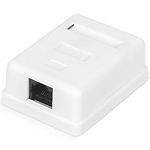 Изображение Розетка KINGDA KD-WP6034-C5e под RJ45, внешняя, 1-портовая, Cat 5e, белая #1 Фото Розетка KINGDA KD-WP6034-C5e под RJ45, внешняя, 1-портовая, Cat 5e, белая #1