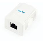 Изображение розетка Cablexpert (NCAC-1F6-01) 1-портовая RJ45 8P8C, наружная 6-я кат с экраном #2 Фото розетка Cablexpert (NCAC-1F6-01) 1-портовая RJ45 8P8C, наружная 6-я кат с экраном #2
