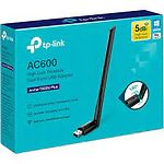 Изображение Адаптер сетевой TP-Link Archer T600U Plus, AC600 WiFi 802.11ac, Dual Band, USB #3 Фото Адаптер сетевой TP-Link Archer T600U Plus, AC600 WiFi 802.11ac, Dual Band, USB #3