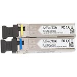 Изображение Модуль Mikrotik S-3553LC20D SFP пара, 1.25G Single Mode, LC, до 20км, підтримує DDM #2 Фото Модуль Mikrotik S-3553LC20D SFP пара, 1.25G Single Mode, LC, до 20км, підтримує DDM #2
