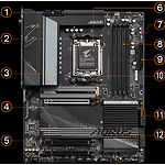 Изображение Материнская плата GIGABYTE X670 AORUS ELITE AX, AM5 Фото Материнская плата GIGABYTE X670 AORUS ELITE AX, AM5