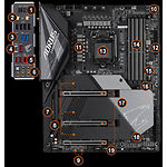Фото Материнская плата GIGABYTE Z490 AORUS MASTER WATERFORCE, s1200, ATX #1