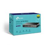 Изображение Коммутатор TP-Link TL-SF1006P, Switch- 6 port 10/100Mbit (4 порта PoE+) #2 Фото Коммутатор TP-Link TL-SF1006P, Switch- 6 port 10/100Mbit (4 порта PoE+) #2