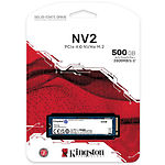Фото SSD Kingston NV2 500GB M.2 2280 NVMe PCIe4.0 x4 (SNV2S/500G) 3500/2100 МБ/с #1