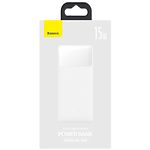 Фото Внешний аккумулятор Power Bank Baseus (PPDML-J02) Bipow Quick Charge 20000mAh 15W White #2