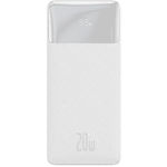 Изображение Внешний аккумулятор Power Bank Baseus (PPDML-M02) Bipow 20000mAh, 20W, PD2.0+QC3.0, White Фото Внешний аккумулятор Power Bank Baseus (PPDML-M02) Bipow 20000mAh, 20W, PD2.0+QC3.0, White