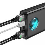 Изображение Внешний аккумулятор Power Bank Baseus (PPLG-A01) Amblight, QC3.0+PD, 65W, 30000mAh, Black #3 Фото Внешний аккумулятор Power Bank Baseus (PPLG-A01) Amblight, QC3.0+PD, 65W, 30000mAh, Black #3