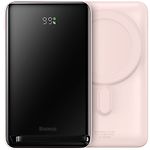 Изображение Внешний аккумулятор Power Bank Baseus (PPCX000204) Magnetic Wireless + USB FastCharge 10000mAh Pink #2 Фото Внешний аккумулятор Power Bank Baseus (PPCX000204) Magnetic Wireless + USB FastCharge 10000mAh Pink #2