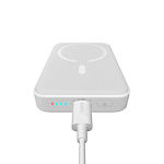 Изображение Внешний аккумулятор Power Bank Baseus (PPCX030002) Magnetic Mini Wireless + USB Fast 10000mAh White #1 Фото Внешний аккумулятор Power Bank Baseus (PPCX030002) Magnetic Mini Wireless + USB Fast 10000mAh White #1