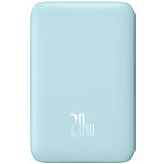 Изображение Внешний аккумулятор Power Bank Baseus (PPCX030003) Magnetic Mini Wireless + USB Fast 10000mAh Blue Фото Внешний аккумулятор Power Bank Baseus (PPCX030003) Magnetic Mini Wireless + USB Fast 10000mAh Blue