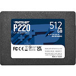 Изображение SSD PATRIOT P220 512Gb 2.5", SATA3 (P220S512G25) 550/500 MB/s Фото SSD PATRIOT P220 512Gb 2.5", SATA3 (P220S512G25) 550/500 MB/s