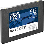 Изображение SSD PATRIOT P220 512Gb 2.5", SATA3 (P220S512G25) 550/500 MB/s #2 Фото SSD PATRIOT P220 512Gb 2.5", SATA3 (P220S512G25) 550/500 MB/s #2