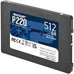 Изображение SSD PATRIOT P220 512Gb 2.5", SATA3 (P220S512G25) 550/500 MB/s #1 Фото SSD PATRIOT P220 512Gb 2.5", SATA3 (P220S512G25) 550/500 MB/s #1