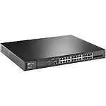 Изображение Коммутатор TP-Link TL-SG3428MP JetStream, 24-port Giga PoE+, 4 SFP #3 Фото Коммутатор TP-Link TL-SG3428MP JetStream, 24-port Giga PoE+, 4 SFP #3