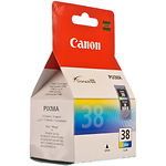 Картридж Canon CL-38 Color, iP1800/1900/2500/2600, MP140/190/210/220/470, 9 ml, NewTone (SP-C-38) - фото
