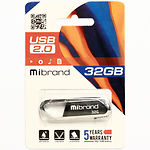 Фото USB Flash 32Gb Mibrand Aligator Black (MI2.0/AL32U7B) #1