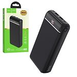Изображение Внешний аккумулятор Power Bank Hoco J59A Famous 20000mAh Black (6931474721846) #4 Фото Внешний аккумулятор Power Bank Hoco J59A Famous 20000mAh Black (6931474721846) #4