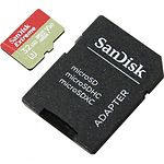 Фото microSD HC 32Gb SanDisk Extreme Action A1 Class 10 V30 UHS-1 U3 (SDSQXAF-032G-GN6MA) с переходником #2
