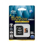 Изображение microSD HC 32GB Team Class10 UHS-1 (TUSDH32GUHS03) с SD переходником #1 Фото microSD HC 32GB Team Class10 UHS-1 (TUSDH32GUHS03) с SD переходником #1