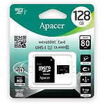 Изображение microSD XC 128 GB APACER Class 10 UHS-I (AP128GMCSX10U1-R) с SD переходником #2 Фото microSD XC 128 GB APACER Class 10 UHS-I (AP128GMCSX10U1-R) с SD переходником #2